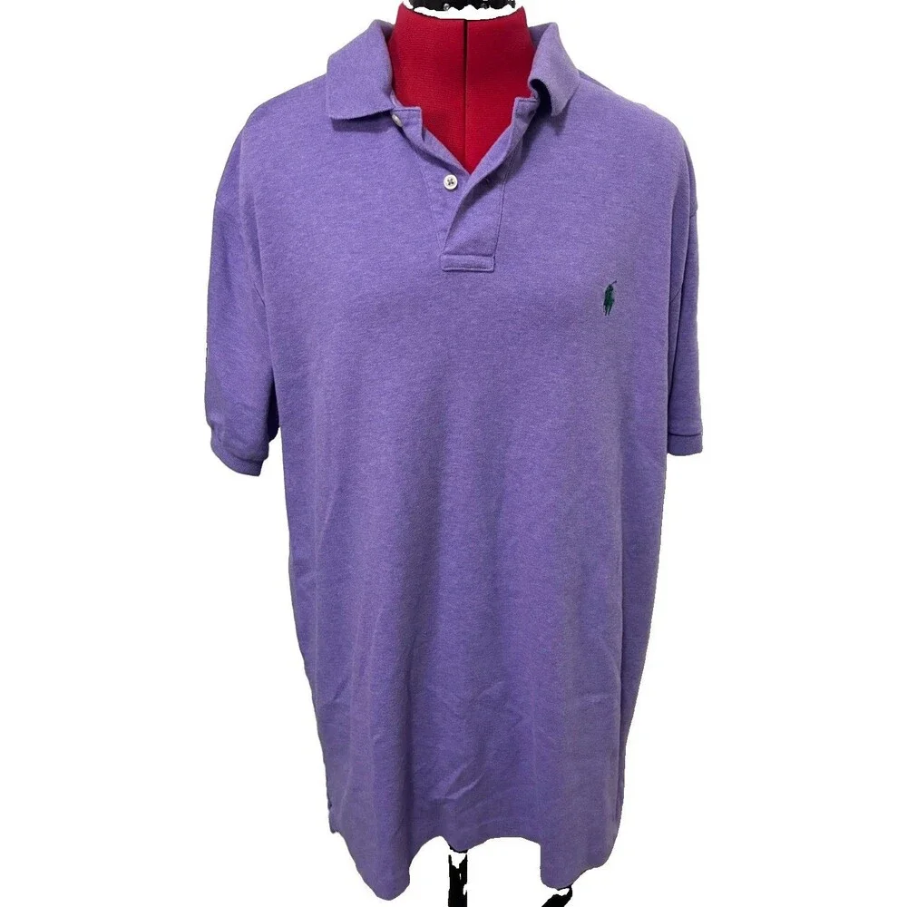 Polo By Ralph Lauren Men’s Purple Short Sleeve Shirt Size Large